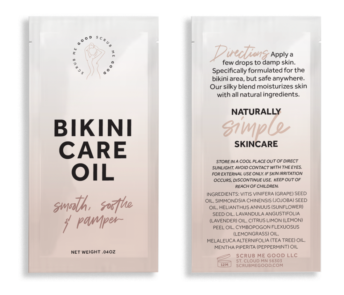 Bikini Care Oil Sample Packets (dozen)