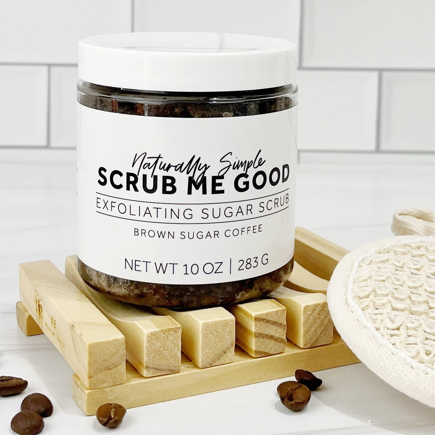 Exfoliating Sugar Scrub 10 oz (regular) size