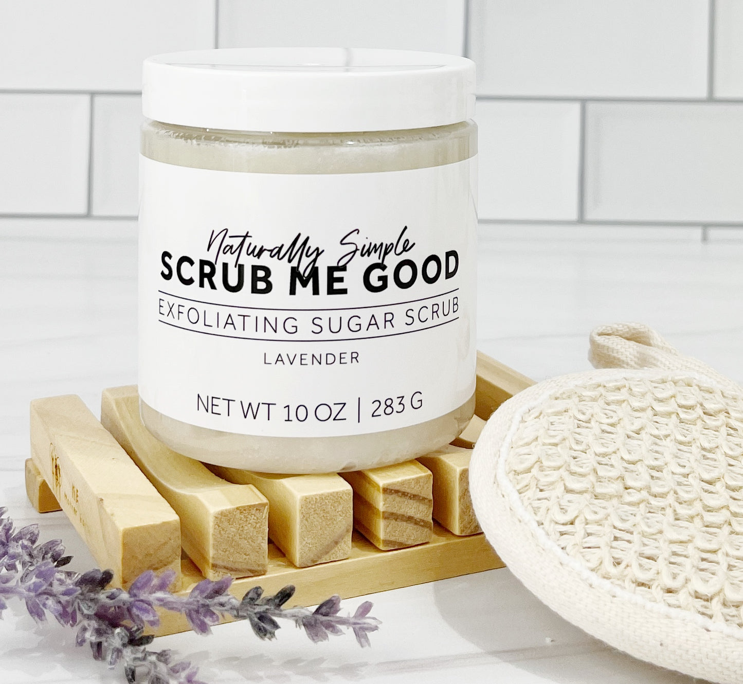 Exfoliating Sugar Scrub 10 oz (regular) size